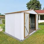 EMKK 8x6 FT Metal Garden Sheds with