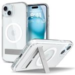 Spigen Magnetic Case for iPhone 15 Plus Case, Ultra Hybrid S MagFit [Magsafe Compatible] for Apple iPhone 15 Plus Case - Crystal Clear