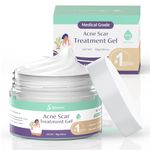 Skiennix 30g Acne Scar Removal Cream, 100% Medical Grade Advanced Scar Gel for Face, Scar Treatment for Old and New Scars, Reduces The Appearance of Scars for Face Acne, Surgical, Injury, Burns