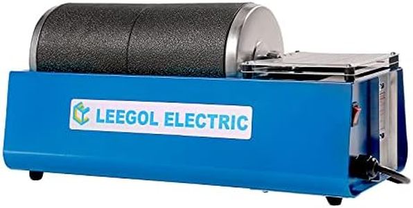 Leegol Electric Rock Tumbler Kit - Double Drum Rock Polisher
