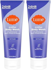 Lume Acidified Body Wash - 24 Hour Odor Control - Removes Odor Better than Soap - Hydrating Formula - Formulated Without SLS or Parabens - Safe For Sensitive Skin - 8.5 Ounce - 2 Pack (Soft Powder)