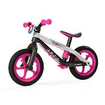 Chillafish BMXie-RS: BMX Balance Bike with Airless RubberSkin Tires, Pink (Killer Queen)