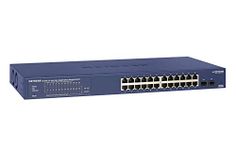 NETGEAR 24-Port Gigabit Ethernet Smart Managed Pro PoE Switch (GS724TP) - with 24 x PoE+ @ 190W, 2 x 1G SFP, Desktop/Rackmount, and ProSAFE Lifetime Protection