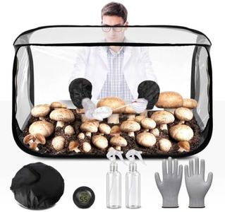 Salcod Large Still Air Box Mushroom Grow Tent - 38x20x25 Inch Clean Air Workstation, Sturdy Flow Hood for Grow Bags, Growers, and Home Scientists