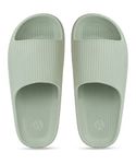 Aqualite Sliders for Women|| Comfort Trendy Stylish Fashionable Slippers For Women||Flip Flops for Women||Slides for Women, Pista, UK 7