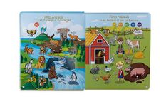 Bilingual Children's Book in English & French, Interactive Kid Book, Fun Screen-Free Educational Toy to Learn English and French Audiobook for Kids (Ages3+)