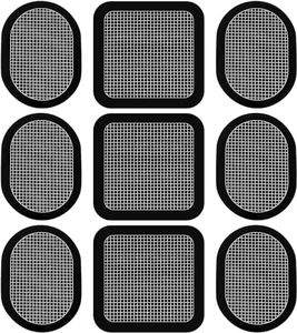 HOCOSO 9 Pièces Électrode de Ceinture,Compatible avec Abs Series, 3 Sets Replacement Pads Électrode de Rechange pour Ceintures Musculation Abdominales
