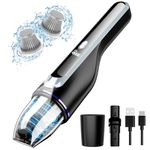 DRECELL Handheld Vacuum Cordless, Car Vacuum with Brushless Motor & 14000Pa Suction, 1.2lbs Lightweight, LED Light, Slim Mini Vacuum Cleaner for Car Home Pet