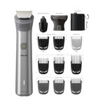 Philips Body Trimmer for Men - Skin Safe Grooming for Private Parts I 13 in 1 for Head-To-Toe Grooming I Twin Trim All Metal Steel Blades I 120 min Runtime I BeardSense Technology I MG5930/65