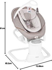 Graco All Ways Soother Baby Swing – Multi-Direction, Adjustable Recline