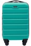 Wrangler Hardside Carry-on Spinner Luggage, Teal, Carry-On 20-Inch, Hardside Carry-on Spinner Luggage