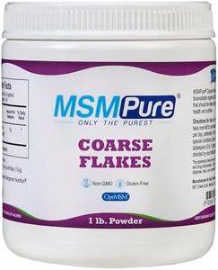 Kala Health MSMPure - 1 lb Coarse MSM Powder Flakes, Organic Sulfur for Joint Support, Radiant Skin & Healthy Hair- USA Made Distilled Crystals