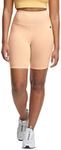 Champion Women's 7' Everday Bike Shorts, Certain Peach, S