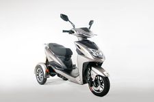 AMO Jaunty 3W EV Lithium Three Wheeler Electric Scooter 75Km-100Km per Charge, Grey and Black with Portable Charger