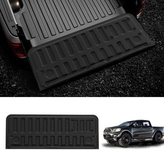 LASFIT Tailgate Mat 2019-2025 for Dodge Ram 1500 Power Tailgate (NOT for Classic Model or Standard Tailgate or Multifunction Tailgate) All Weather TPE Tailgate Protector Liner Replacement Accessories
