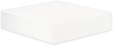 Ylymence Premium 24x24 Foam Cushions - High Density Foam, Easy to Cut for DIY Crafts, Suitable for Sofas, Chairs, Window Seats, Dining Chairs and Wheelchairs (White,6 Inch Thickness)