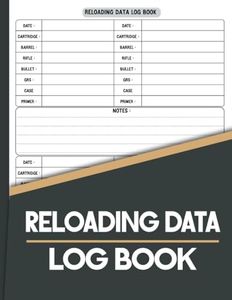 Reloading data log book: Ammo Reloading Data Sheets for Reloaders to Develop Repeatable Quality Cartridge and Shell Builds | Logbook For Shooters | Reloader Book