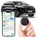 GPS Tracker for Cars, Hidden Magnetic Car GPS Tracker for Vehicles Compatible with iOS & Android, Mini Anti-Theft Tracker with Real-Time Location, No Monthly Fee, No SIM Card Required