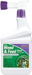 Bonide Liquid Weed & Feed 20-0-0, 32 oz Ready-to-Spray Weed Control and Fertilizer for Outdoor Lawn & Garden Use
