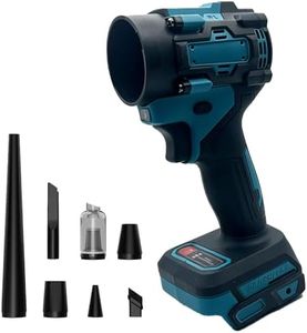 Cordless Brushless Jet Fan Blower, Compatible with Makita 18V Battery, Handheld High Power Turbo Blower for Car Drying, Workshop Cleaning, Leaf Blowing (Battery Not Included)