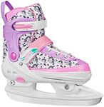 Lake Placid Monarch Adjustable Ice Skates, Medium (1-4), Mini Unicorn