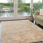 Thick Modern Durable Plush Shaggy Shag Area Rug Luxury Mottled Speckled Warm Hall Hallway Bedside Fireplace Rugs 120cm x 170cm