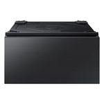 Samsung WE502NV/US Bespoke 27" Laundry Pedestal with Storage Drawer, Brushed Black Pededstal