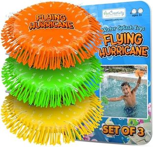 ArtCreativity Soft Water Frisbees for Kids, Soft Sports Discs (3 Pack), Beach Water Toys & Swimming Pool Toys for Kids, Backyard Fun Toy & Outdoor Summer Games, Birthday Gifts for Boys & Girls
