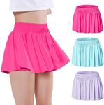 EXARUS 3 Pack Girls Butterfly Short