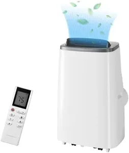 Garvee 14000 Btu Portable Air Conditioners for Room up to 700 Sq. Ft, 3-in-1 AC Unit, Dehumidifier, and 3-Speed Fan, Portable AC with Remote Control