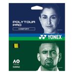 YONEX Polytour Pro 120 17 Gauge Polyester Tennis String Set (Flash Yellow)
