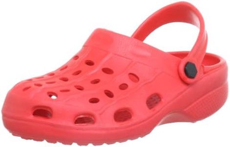 Playshoes Mixte Enfant Sabots en Eva Bottes de Pluie, Rouge, 22/23 EU