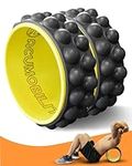 Acumobility Patented Premium Back Cracker For Back Pain Refief -11" (28cm) Height 7" (18cm) Width Foam Back Roller & Massage Roller Made by a Chiropractor - Trigger Point Foam Roller For Back