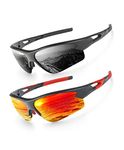 ANYLUV Mens Sunglasses Polarized Sports Sunglasses for Men Women UV400 Protection for Cycling Running Driving Baseball