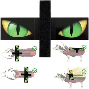 Coyotevest Waterproof Flexible Hawk Eyes for Dog Protection | Light Weight Plastic Sheet with Double Sided Velcro | Help Prevent Attacks from Birds of Prey