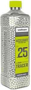 Valken Accelerate Airsoft BBS - 0.25G-2500CT-Tracer