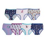 Disney Handcraft Little Girls' Frozen 7 Pack Panty, Multi-Color, 2/3T