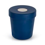 The Ice Cream Canteen Vacuum Insulated Double Wall Stainless Steel Thermos Container for the pint of ice cream enjoy ice cream anywhere (Blueberry Blue)