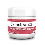 Skincleanze Ingrown Hair Cream, for Prevention and Treatment of Razor Bumps and Razor Burn, Ideal for Men and Women, Use on Face, Legs, Underarm and Bikini Line - Paraben Free, 50g