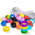 Grifiti Band Joes 0.8 X 0.25 Inch Small Elastic Silicone Rubber Bands Rings Gasket Food Cooking Durable Office Boxes Wraps 20 Pack Assorted Colorful Strong Rubberbands Heavy Round Siliconebands