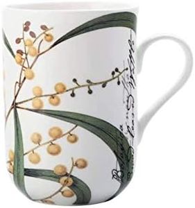 Maxwell & Williams Royal Botanic Gardens Australian Botanics Mug Wattle 300ML Gift Boxed