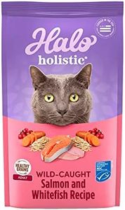 Halo Holistic Dry Cat Food, Wild Salmon and Whitefish, 3 LB Bag of Natural Cat Food
