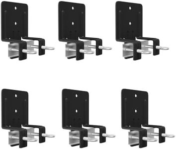 Askeld 6 PCS Non-Slip Mattress Gaskets, Gripper for Metal Bed Frame, Adjustable Slide Stopper, Durable Retainer Bar, Keep From Sliding, Black