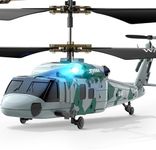 SYMA RC Helicopter, S54H Military Remote Control Black Hawk Helicopter for Kids with Simulation Design, Altitude Hold, Upgraded Protection System, 3.5 Channel, Army Helicopter Toy for Boys and Girls