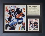 Legends Never Die Bo Jackson Framed Photo Collage, Black, 11x14-Inch