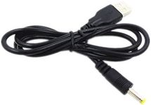 AC to DC 5V 4.0mm x 1.7mm USB Power Adapter Charger Cable Lead Cord Compatible with Sony PSP