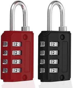ARTALEJ "Pack de 2 UNIDADES | Candado Combinación de 4 Dígitos | Candado Taquilla y Maleta de Viaje | Seguridad y Durabilidad Premium" (2)