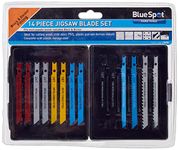 Blue Spot 19008 Jigsaw Blade Set (14 Pieces)