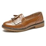 TRULAND Women’s Leather Penny Loafe