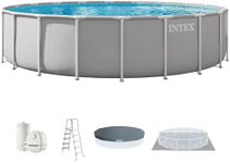 INTEX 26755EP 20Ft X 52In Prism Frame Premium Above Ground Swimming Pool Set
